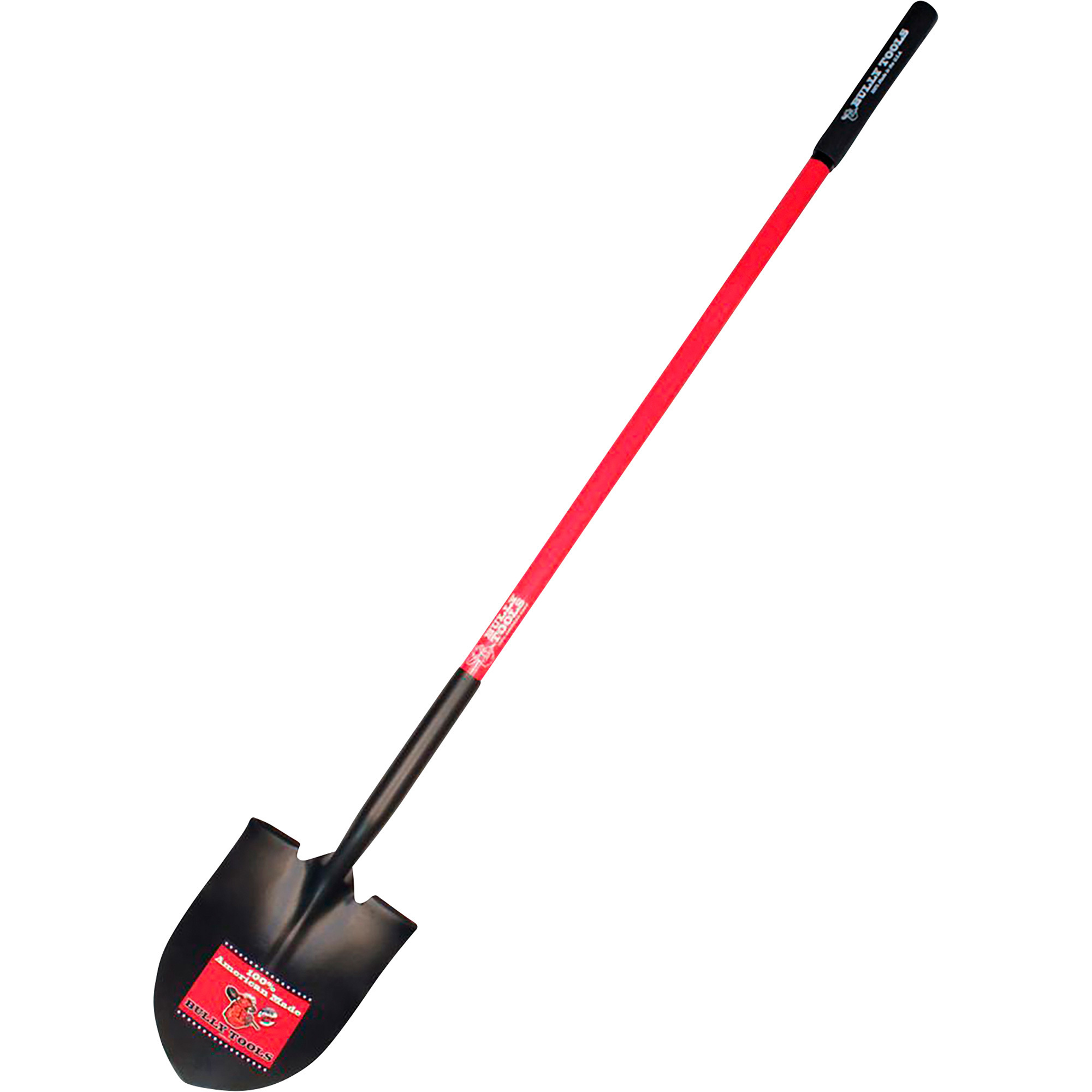 Bully Tools Round-Point Long-Handle Shovel, 59 1/4in.L x 9in.W, Model#6 2515